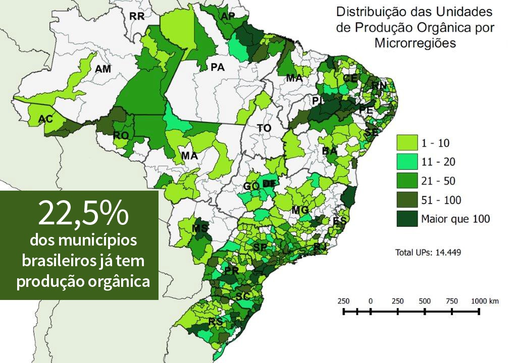 Agricultura Org Nica J Ocupa Mais De Cidades Em Todo O Pa S