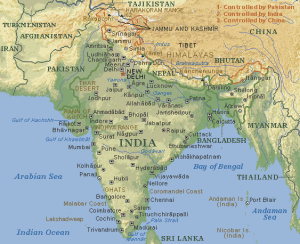 mapa-india